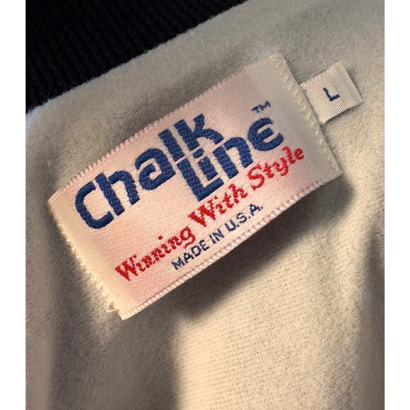 Vintage 80s Chalk Line Mickey Mouse Satin Bomber Jacket Black Large Made in USA - Picture 10 of 12